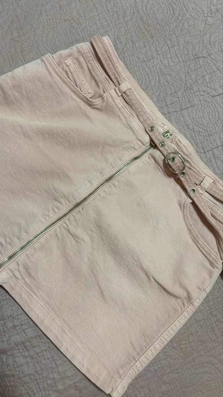Saia jeans Zara TAM M. Veste 36/38 - Foto 4