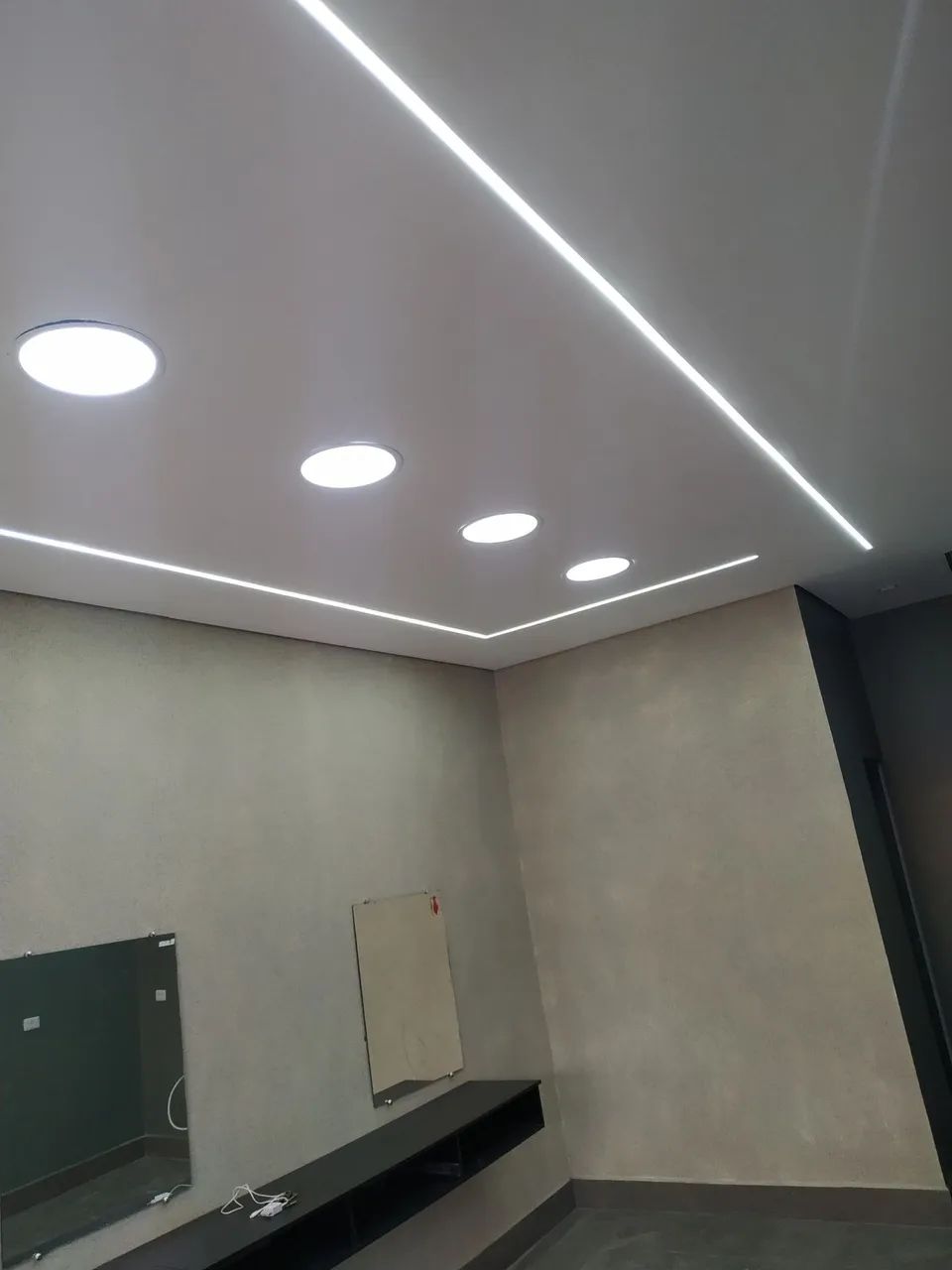 FORRO EM DRYWALL GESSO ACARTONADO REBAIXAMENTO DE TETO 