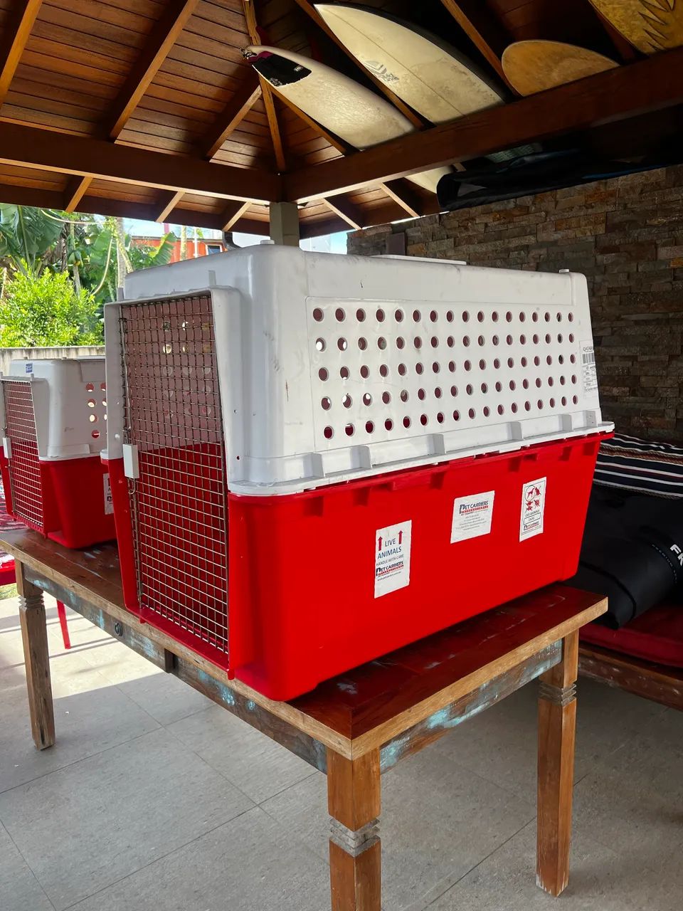 Caixa de transporte de cães, 115X 66X 80X padrão de viajem aérea internacional. 