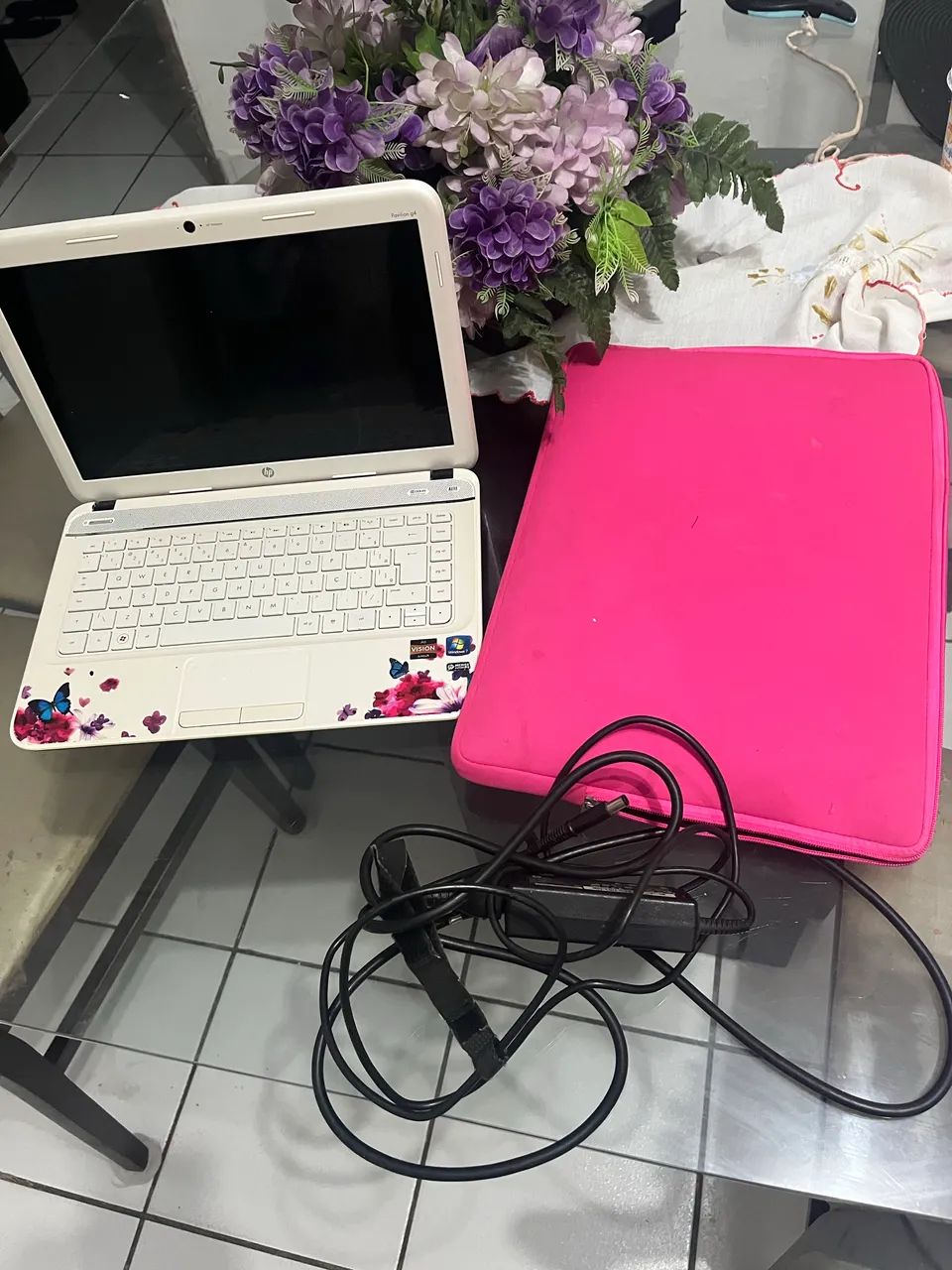Notebook Hp flores