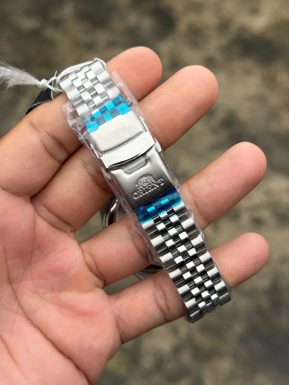 Relógio Masculino Automático Orient Sub 39 (Reduced) Azul Celeste - Foto 3