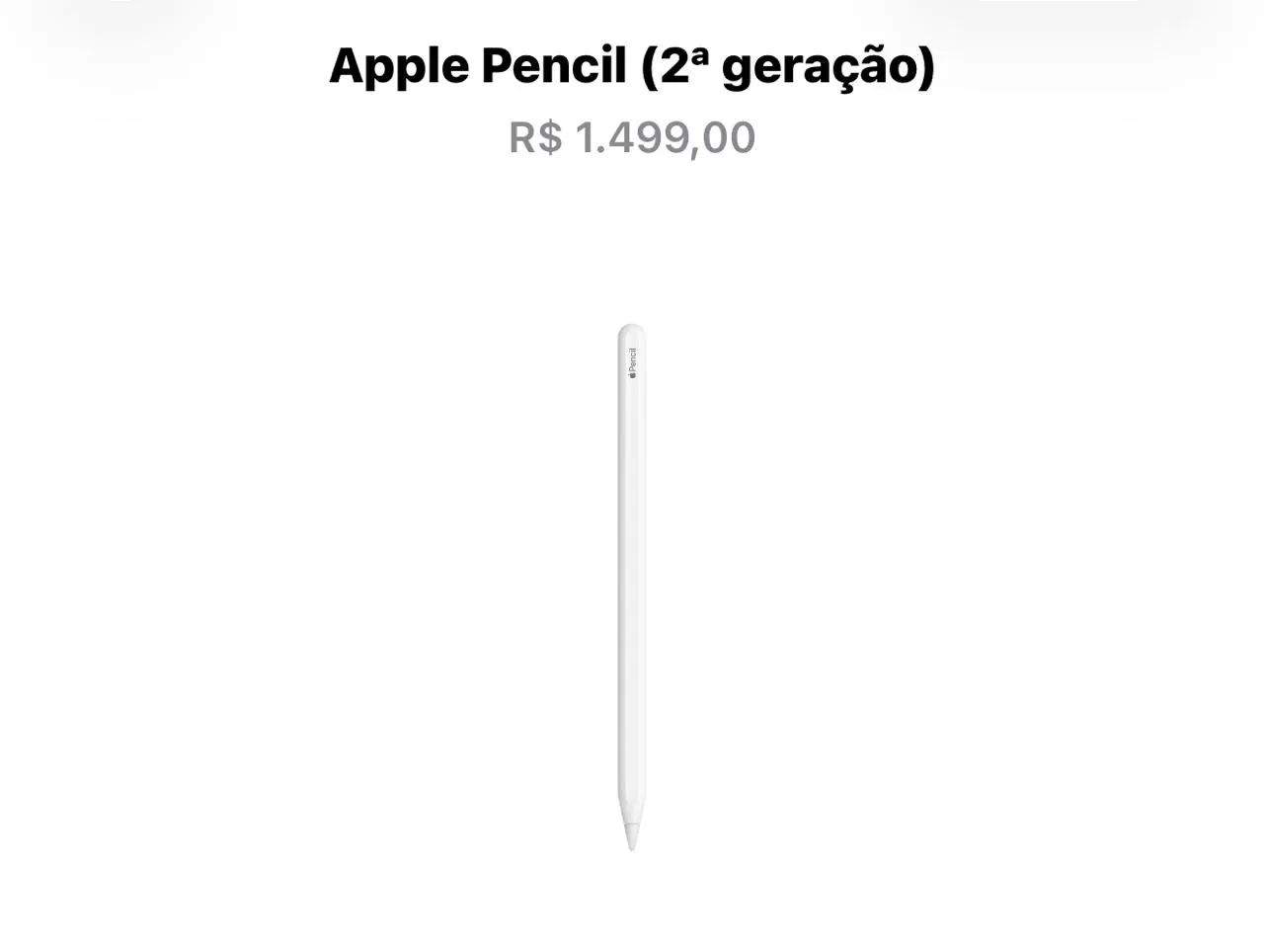 Apple Pencil 2nda geração nova e nunca usada - Foto 5