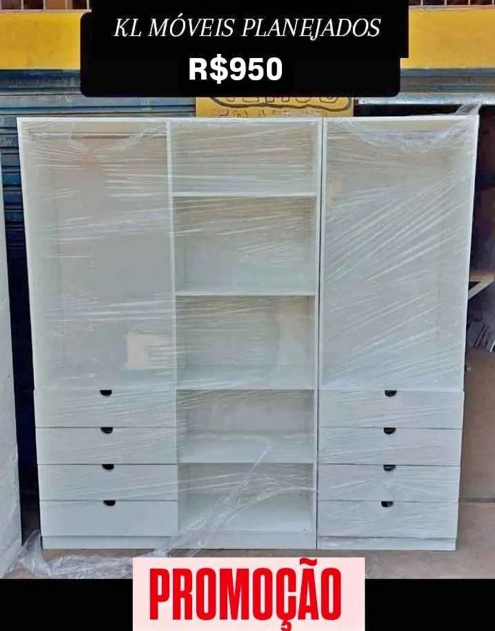 Closet 8 Gavetas Entrega e Montagem Grátis 