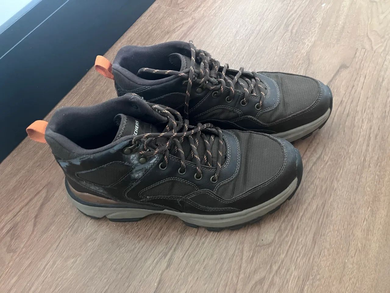 Bota Skechers Relaxed Fit Air-Cooled Memory Foam - Marrom/Chocolate