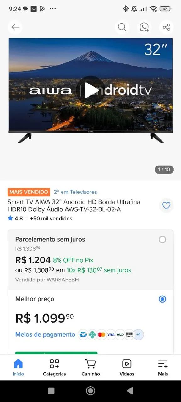 Smart TV AIWA 32 Pol - Foto 4