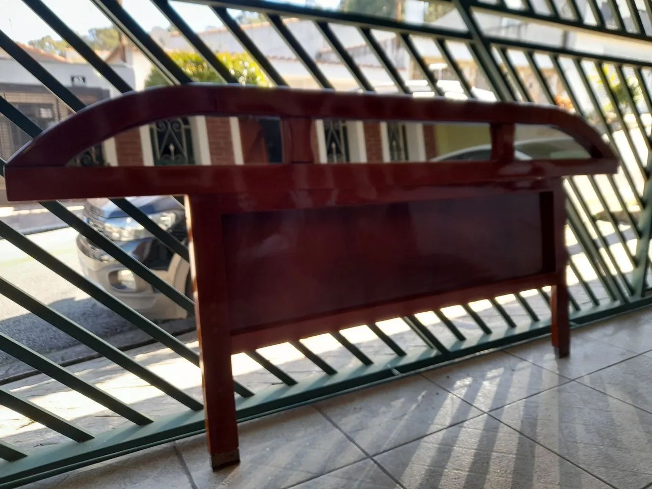 Cabeceira para cama de casal com espelho