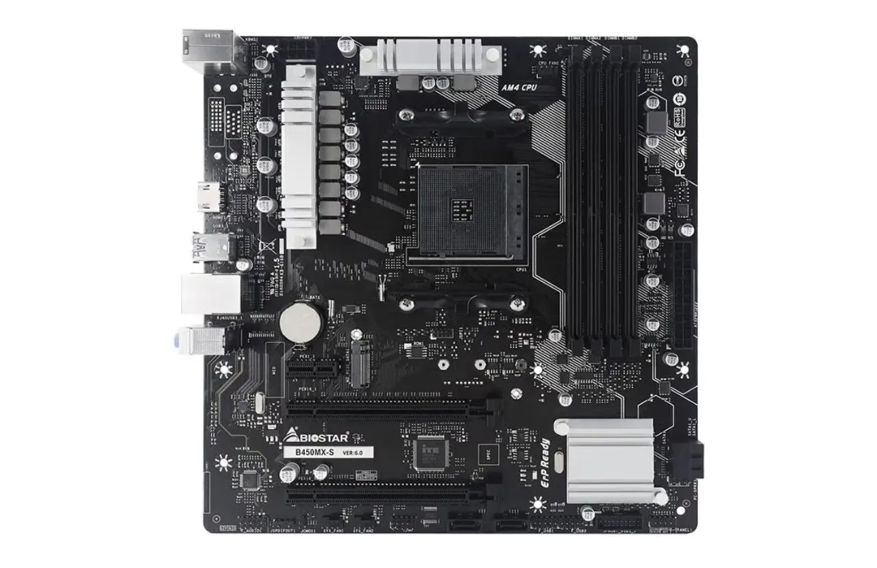 Placa Mãe AM4 B450 MX-S Biostar - Foto 3