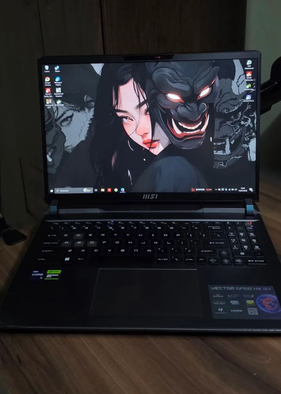 Notebook Gamer MSI Vector GP68hx - RTX 4080, i9 12900HX, 32GB RAM