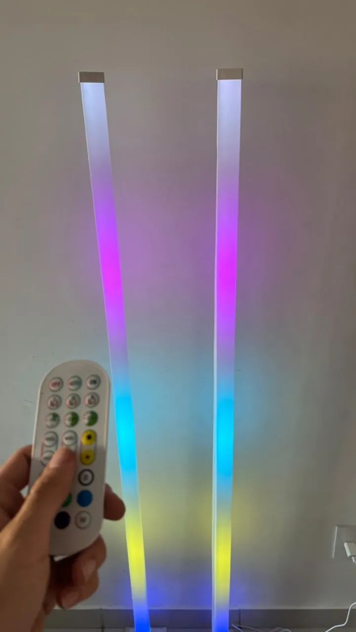 2 bastão de led RGB