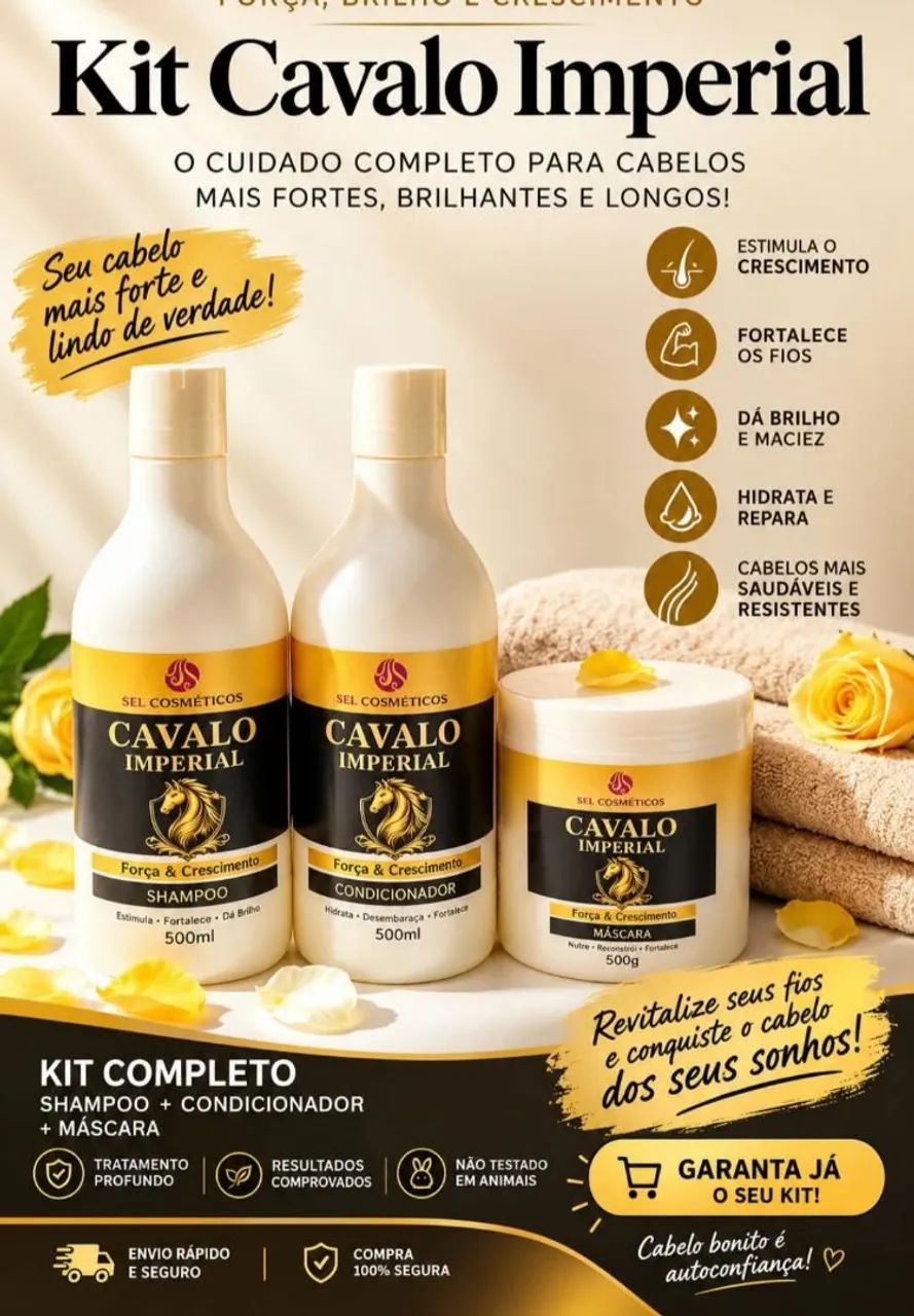 Produtinhos de cabelos  selagem Botox e kits