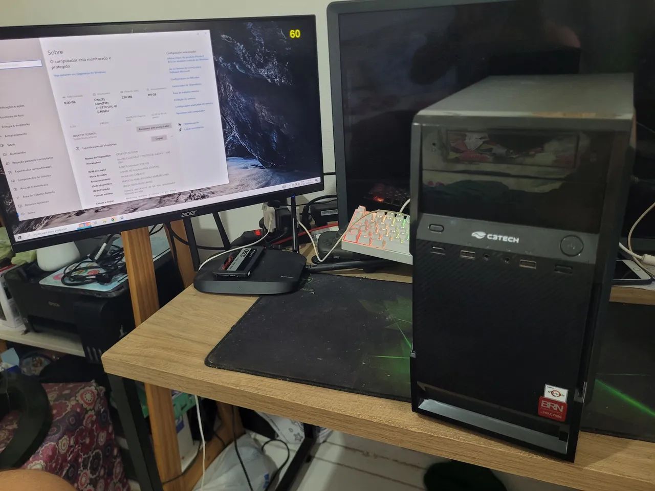 Pc home i7 (já  com windows e Office ativados) - Foto 2