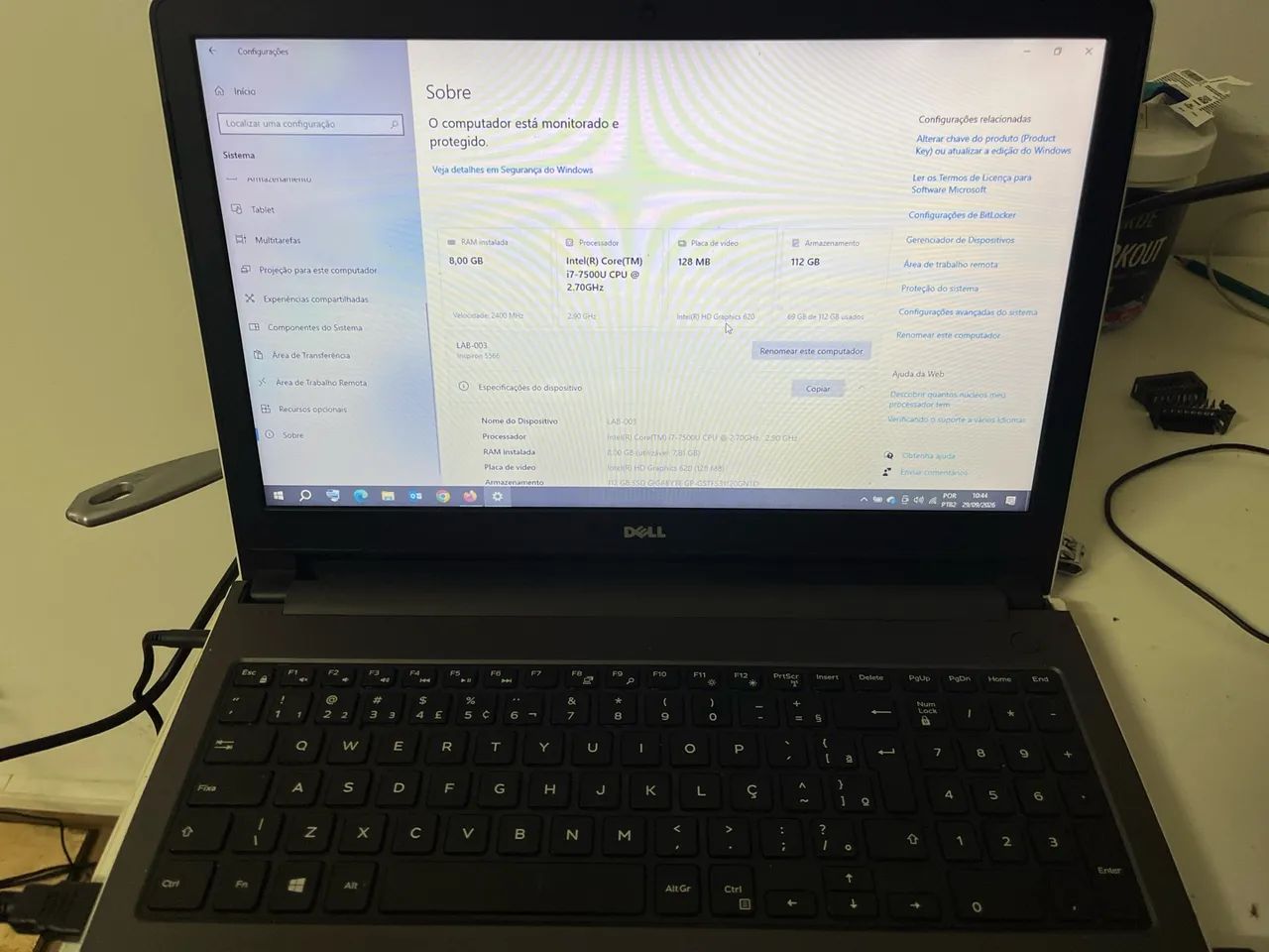 Notebook Dell inspiron 5566