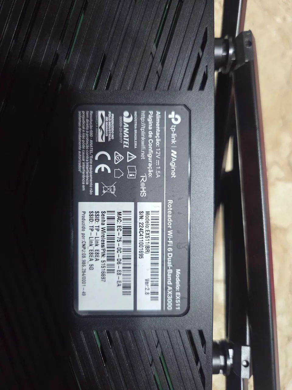 Roteador tp link ex 511