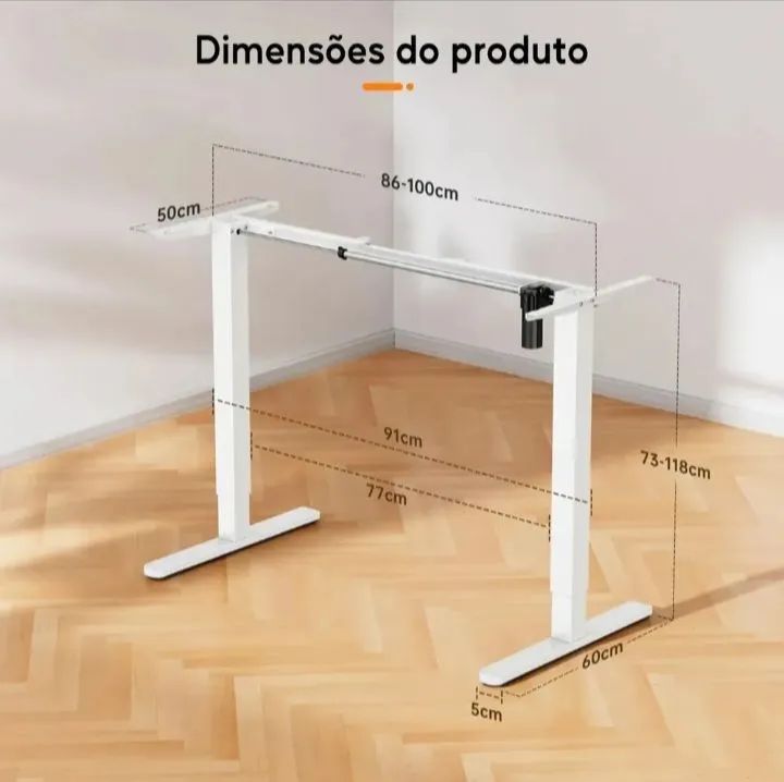 Base de mesa elevatória elétrica com motor. - Foto 2