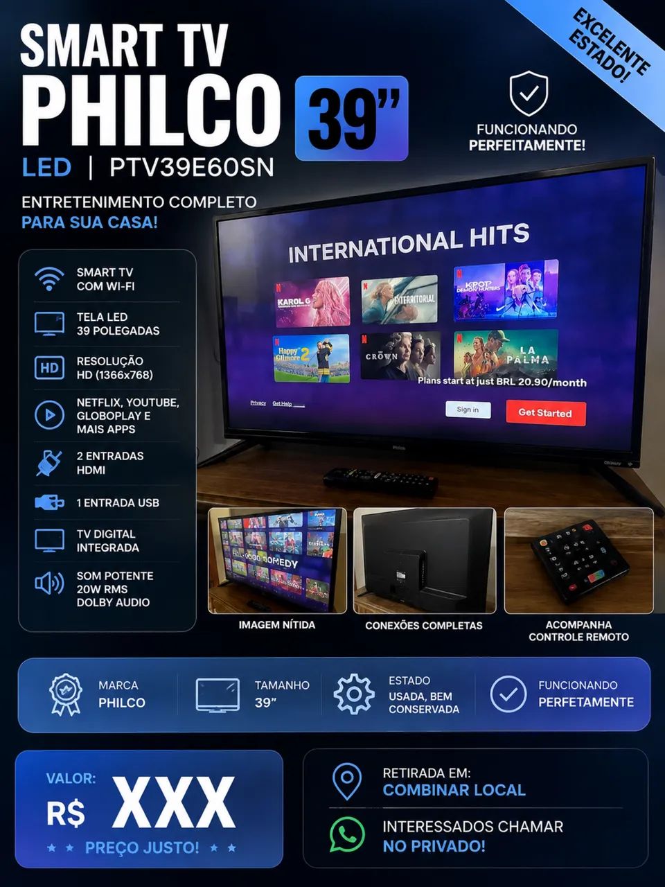 Smart tv Philco 39?