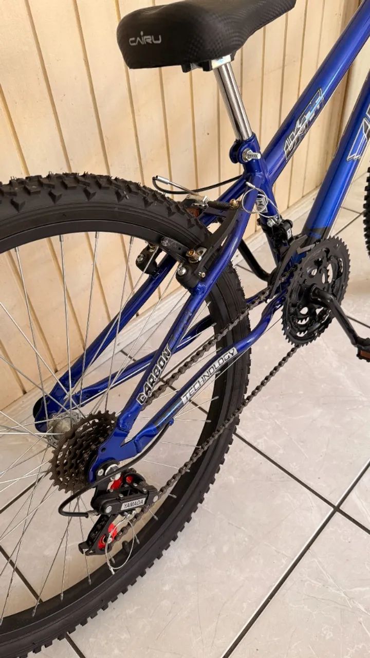 Bicicleta Aro 26 Ultra Bikes Rebaixada Solid 18 Marchas Cor Azul - Foto 5
