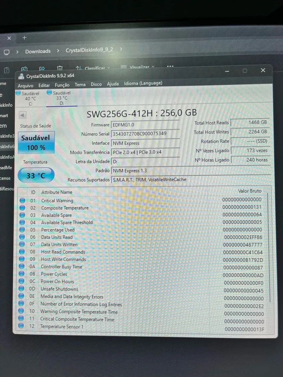 NVME 238gb - Foto 3