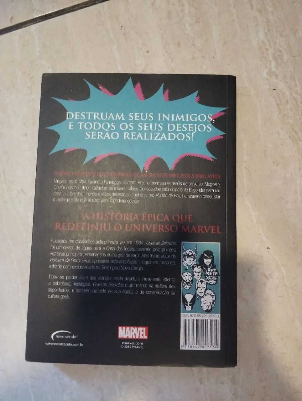 LIVRO DA MARVEL - GUERRAS SECRETAS  - Foto 2