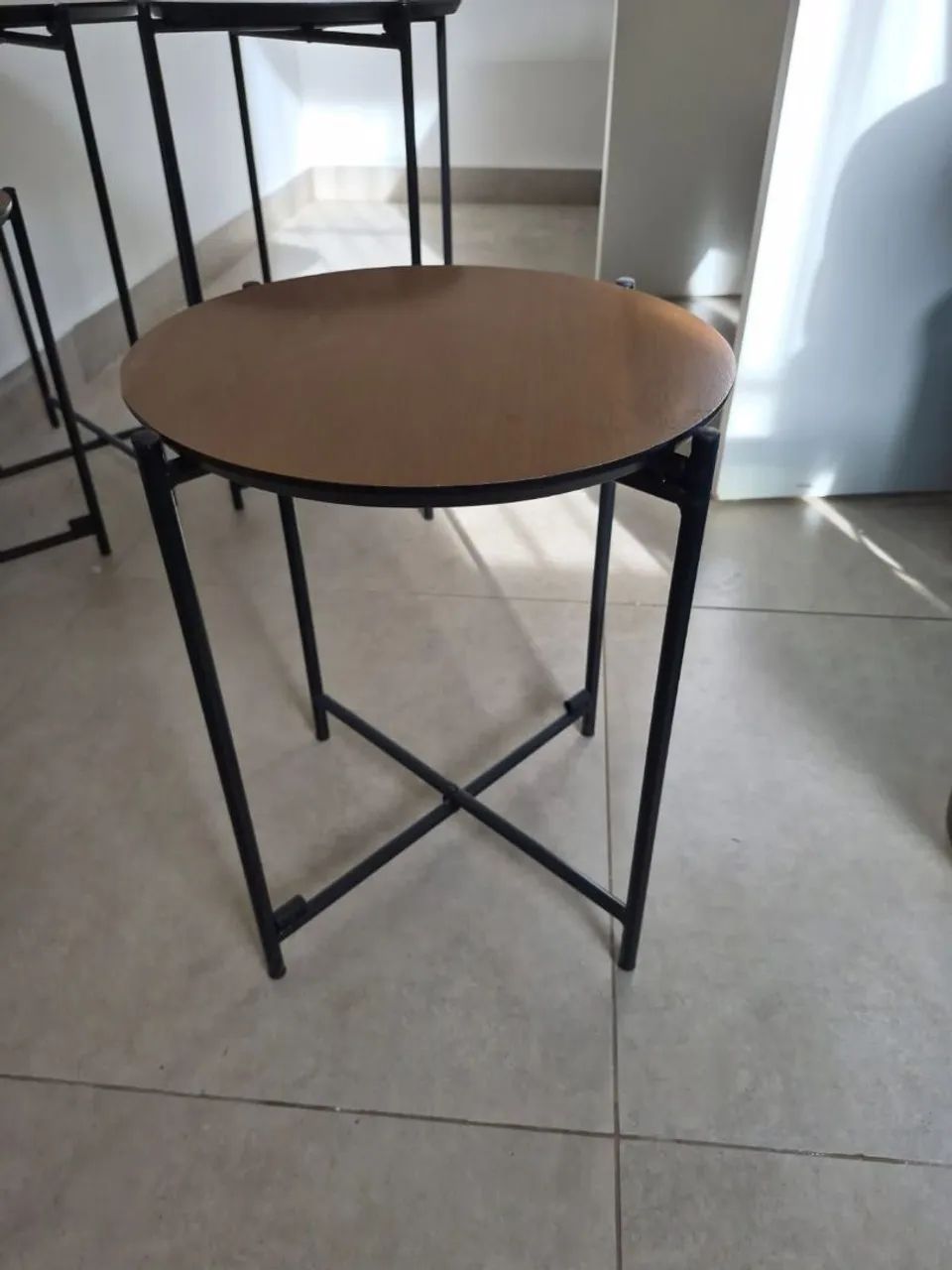 Mesa lateral ou de centro - estilo industrial  - Foto 4
