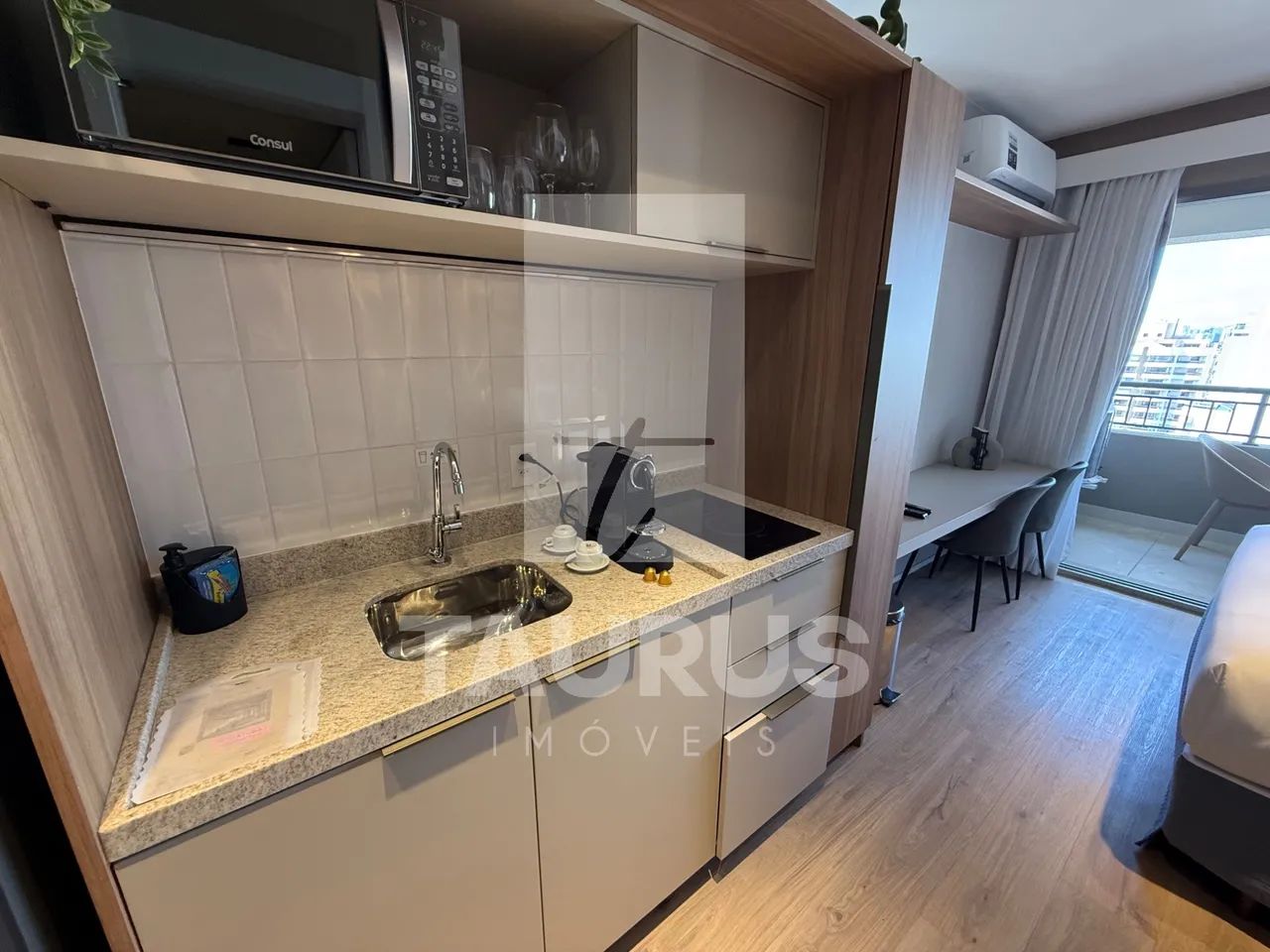 Studio mobiliado para alugar, 27m², em Moema, São Paulo-SP. - Foto 5