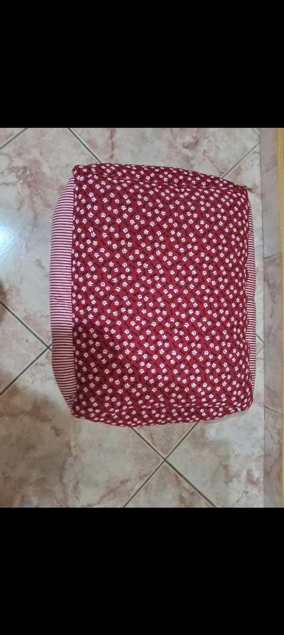 Caminha pra cachorro + dois potes de alumínio e meio saco de fraldas - Foto 2