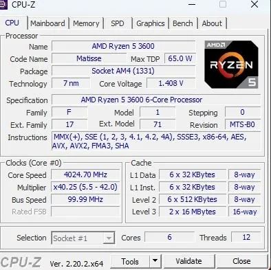 AMD Ryzen 5 3600 