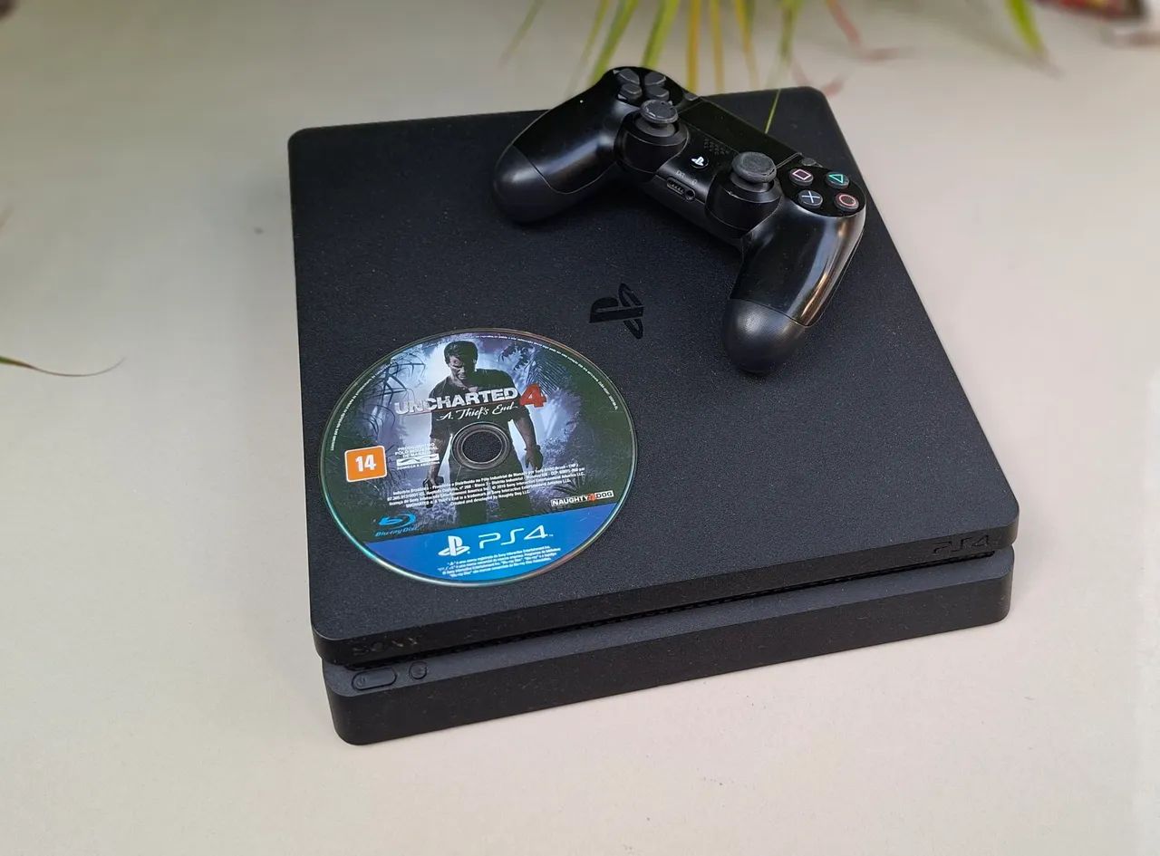 PS4 Slim (1000gb) + JOGO - Foto 2