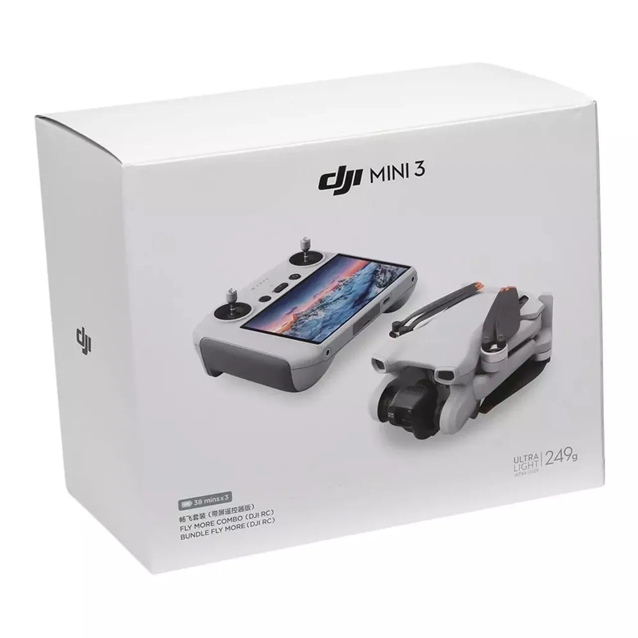 DJI Drone Dji Mini 3 Rc com câmera 4k Cor Branzo e Cinza Novo - Foto 4