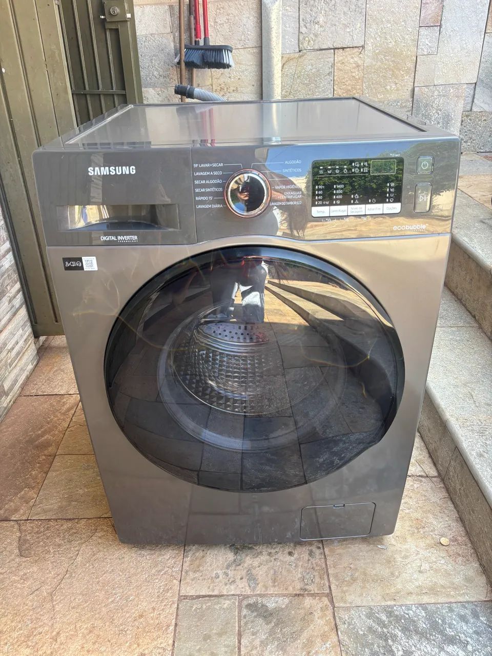 Lava e Seca Samsung 11kg Inverter + 3 em 1 Água Fria WD11A4453BX - Foto 4