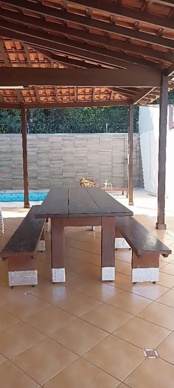Mesa com bancos área gourmet  - Foto 2