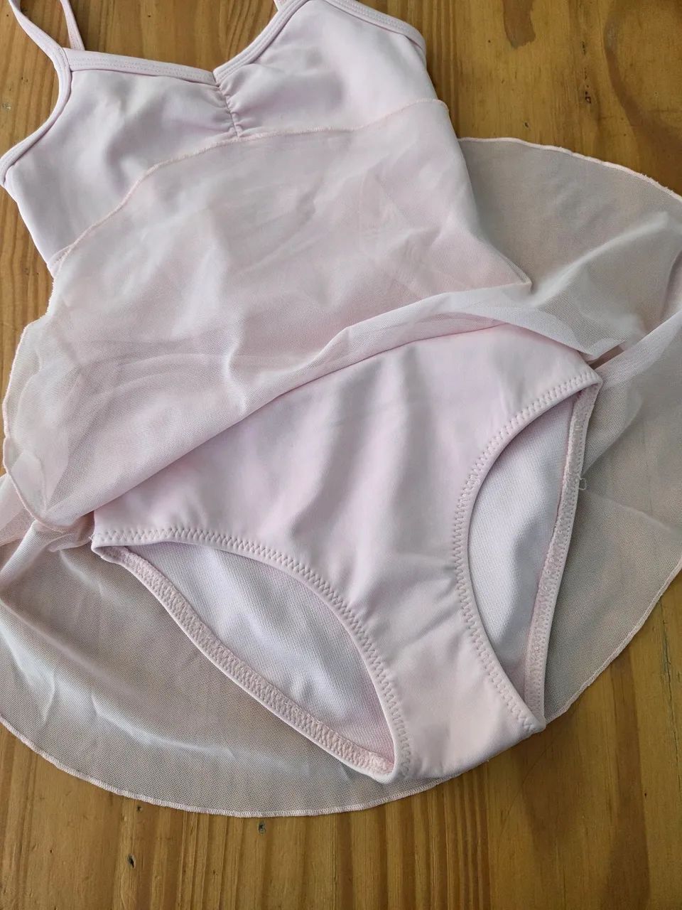 Collant com Saia Bailarina Rosa 5-6a - Foto 5