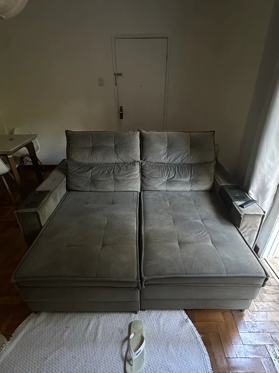 Sofá retrátil 3 lugares  - Foto 3