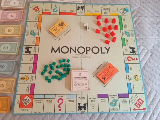 Monopoly Antigo Parker Brothers Edição Clássica De 1970 - Foto 3