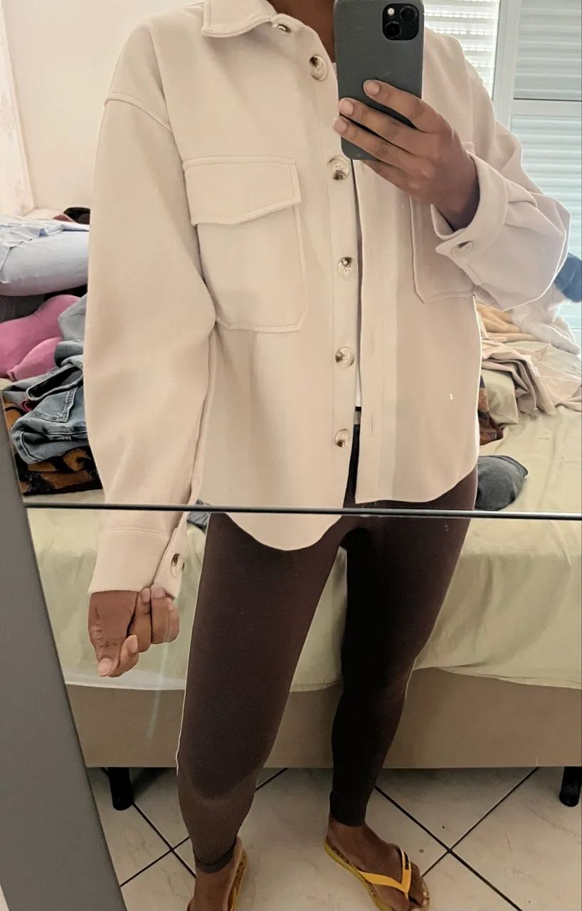Casaco Oversized feminino Nova sem uso TAM P  - Foto 3