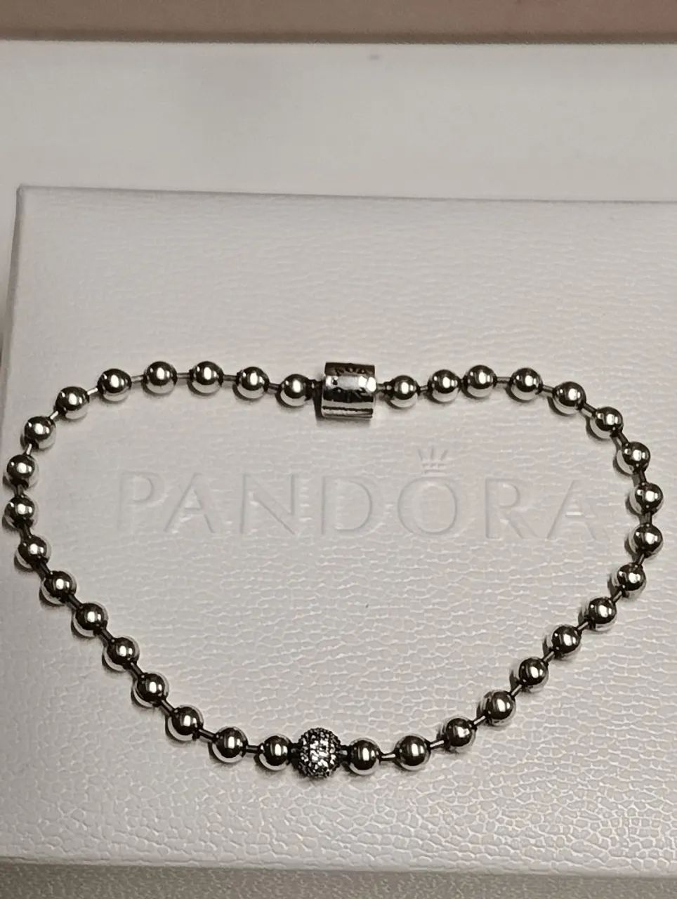 Pulseira esferas brilhante 