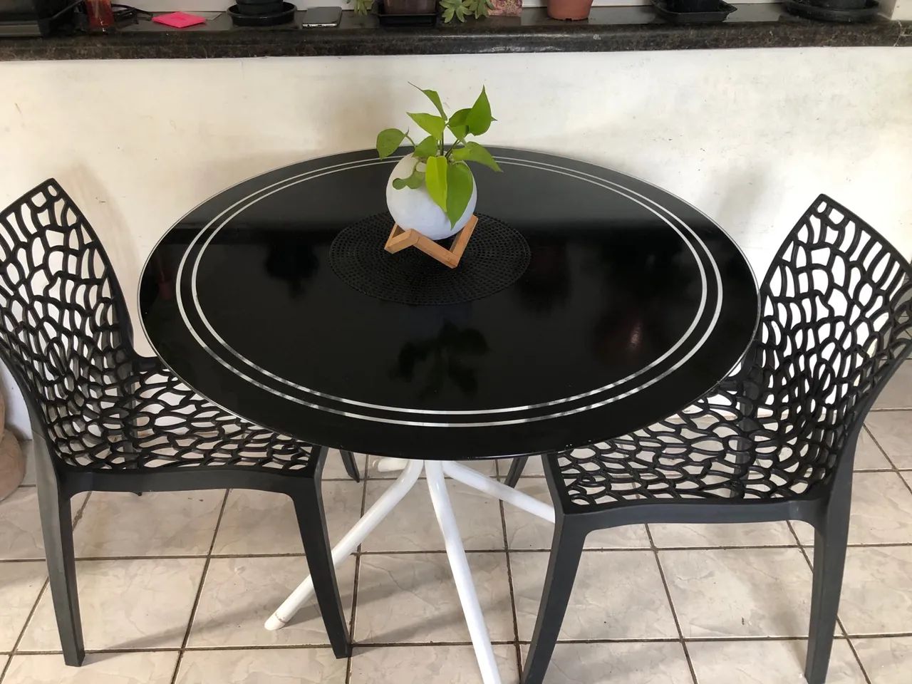 Mesa com cadeiras 