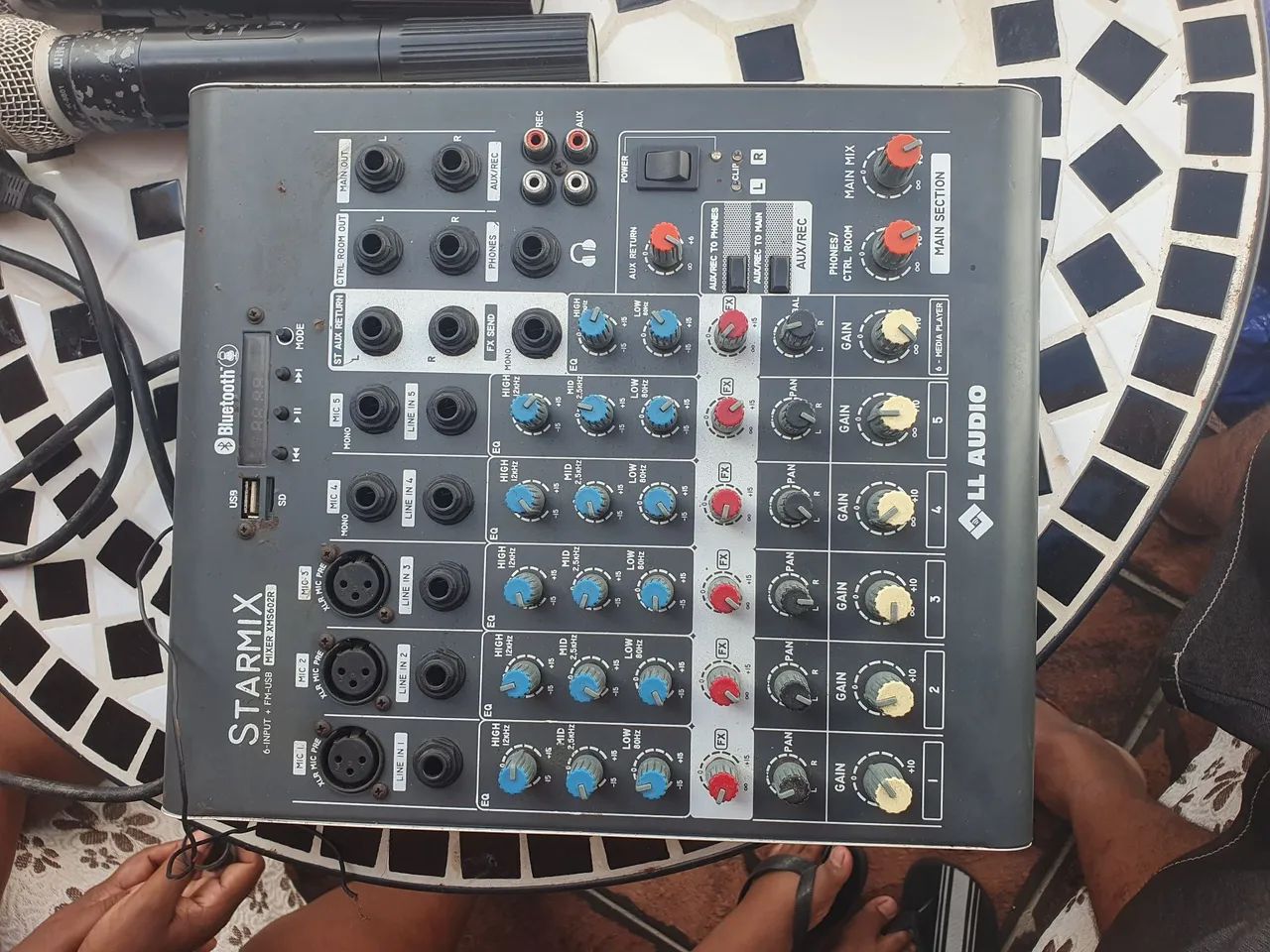 Mesa de som 5 canais  - Foto 2