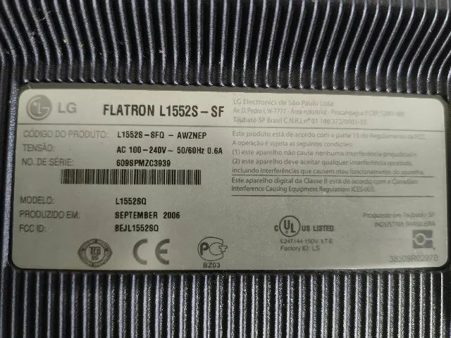 Monitor FLATRON L1552S - SF L15528Q