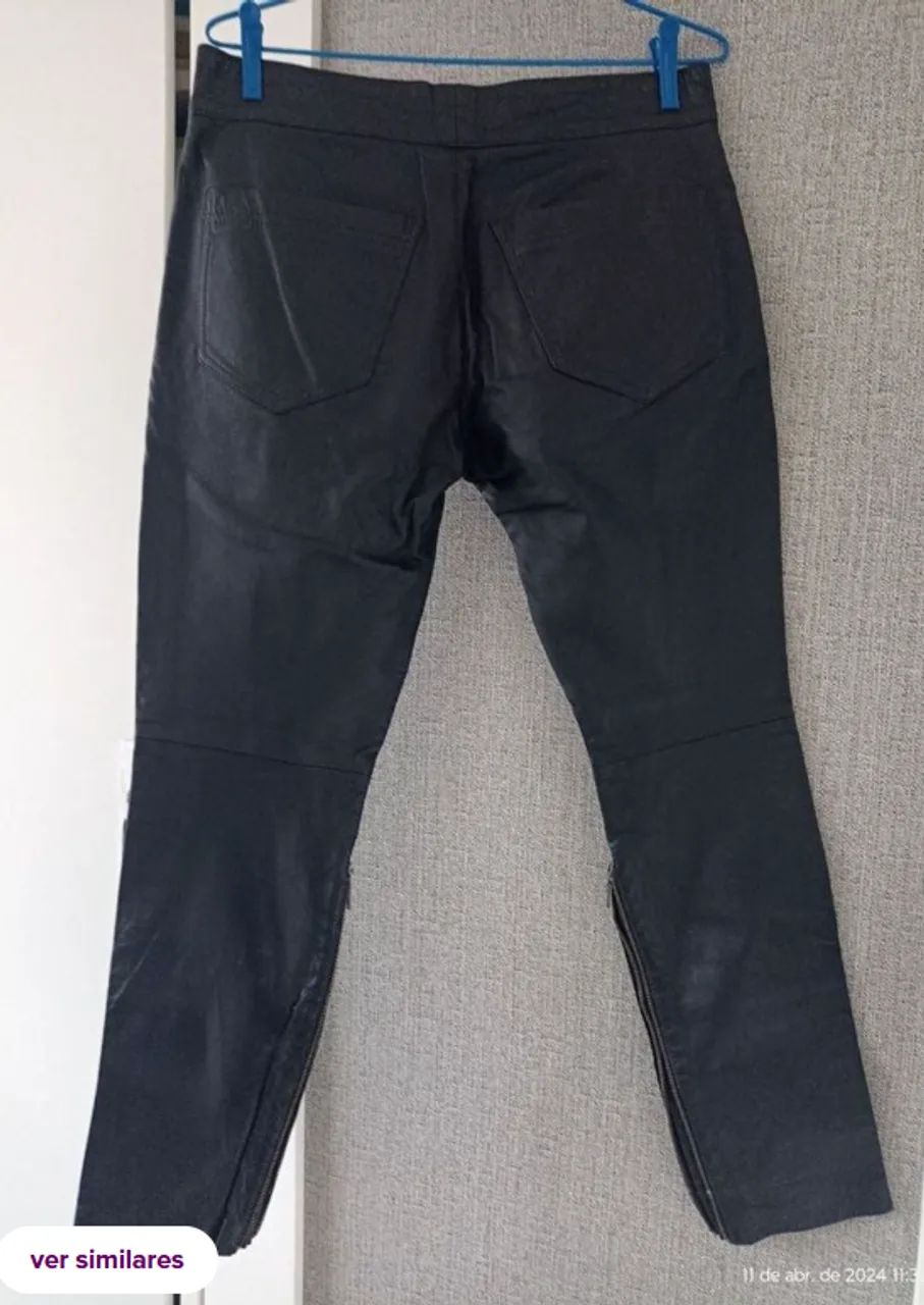 Calça skinny Ateen 100% couro legítimo - Foto 2