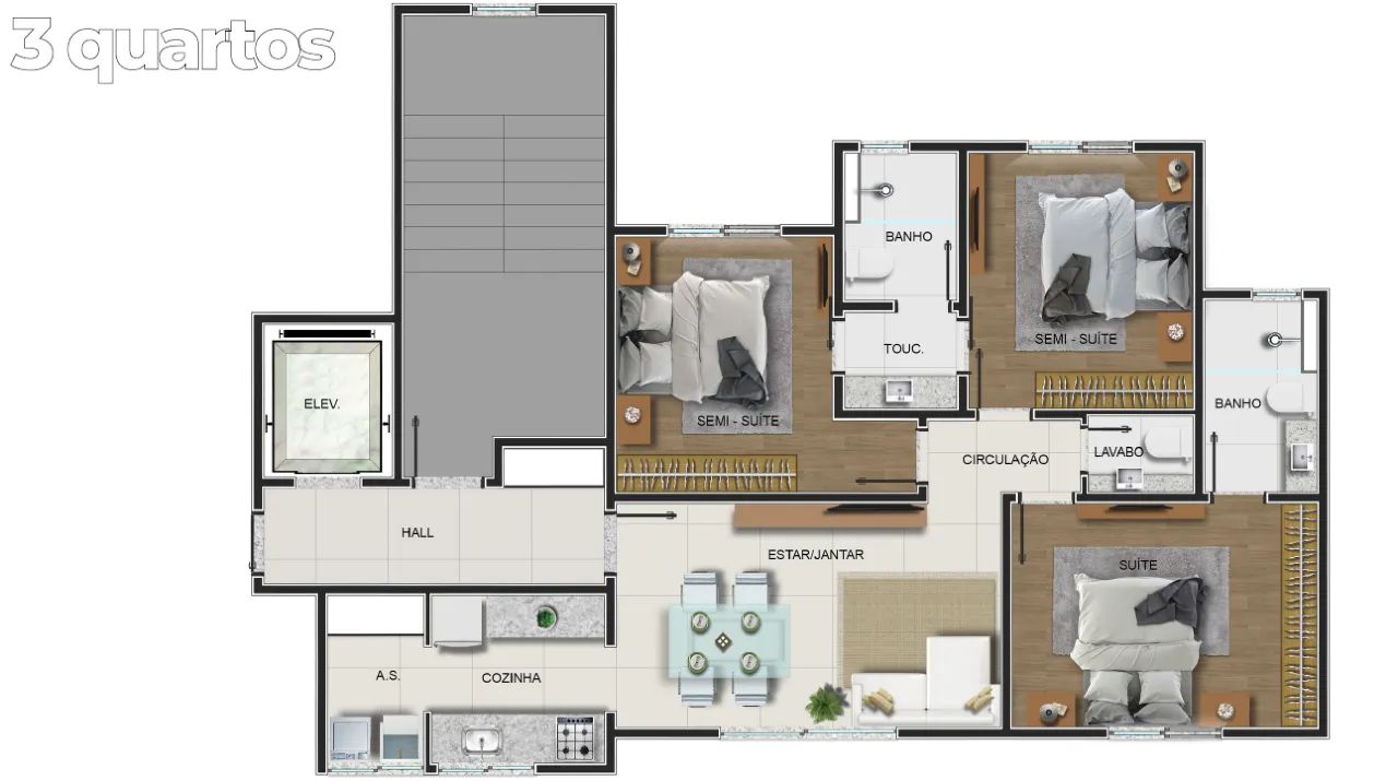 Apartamento 3 quartos à venda no Anchieta - Foto 5