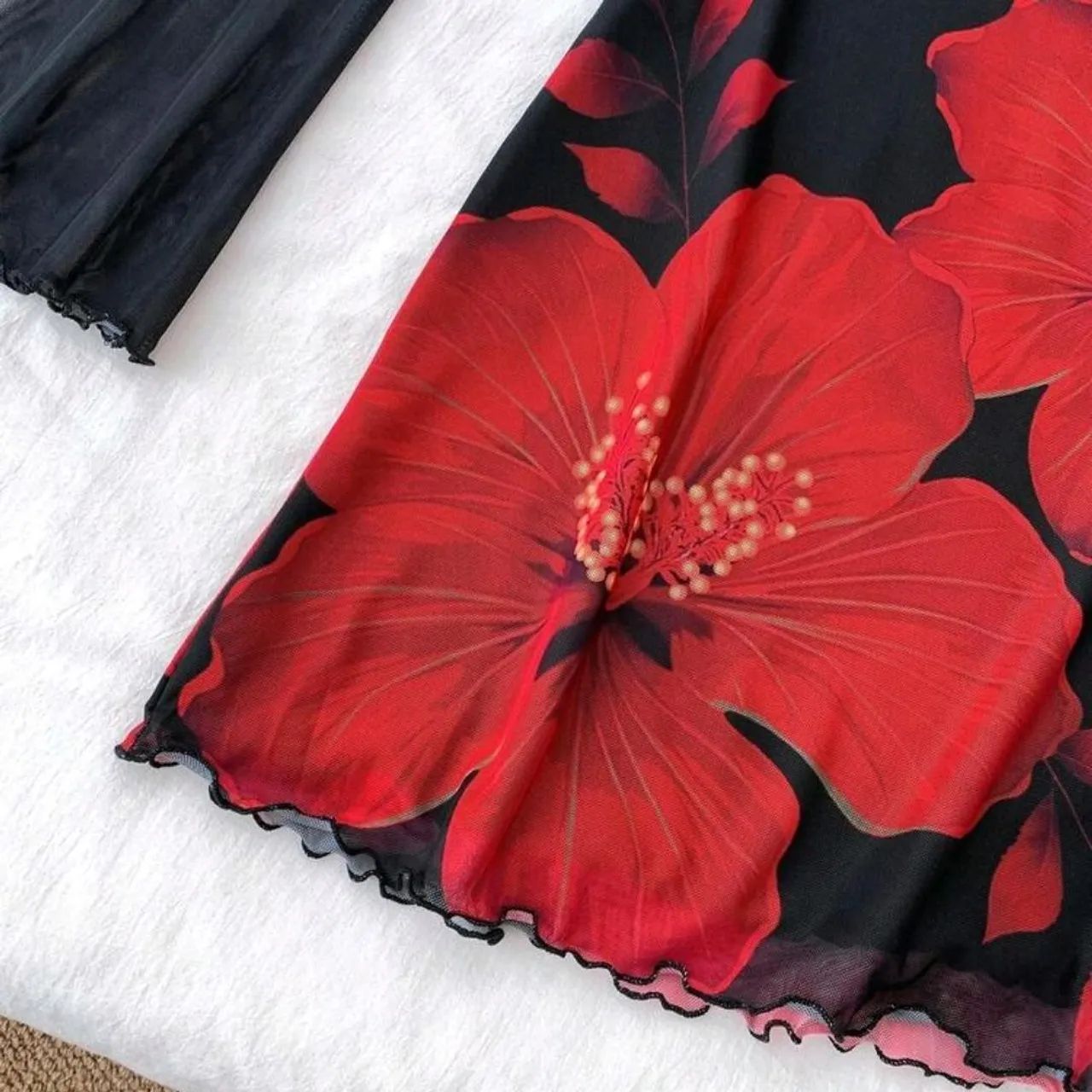 VESTIDO FLORAL FOFO BONECA DOLL Y2K SHEIN - Foto 3