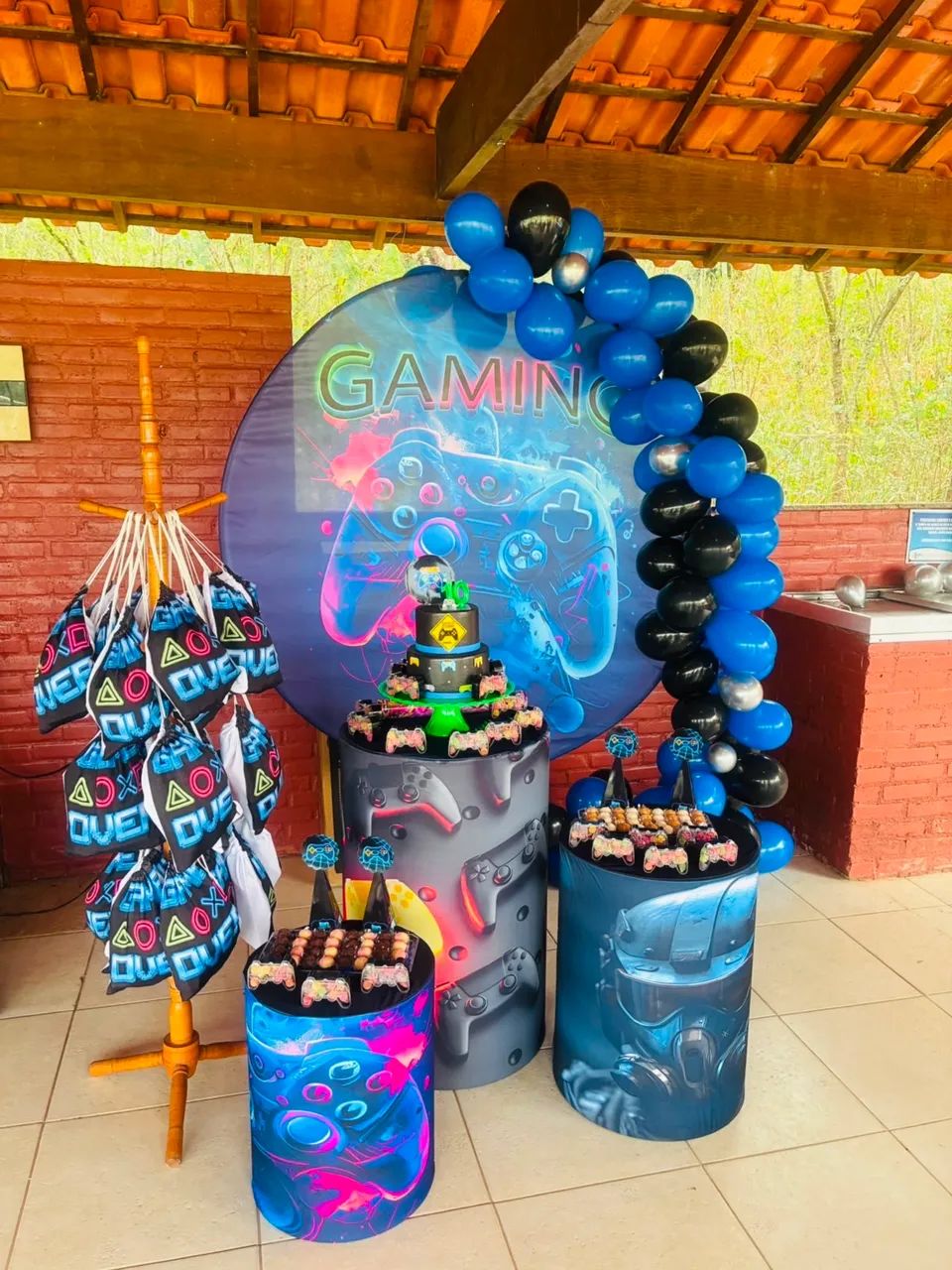 Conjunto temático de games 