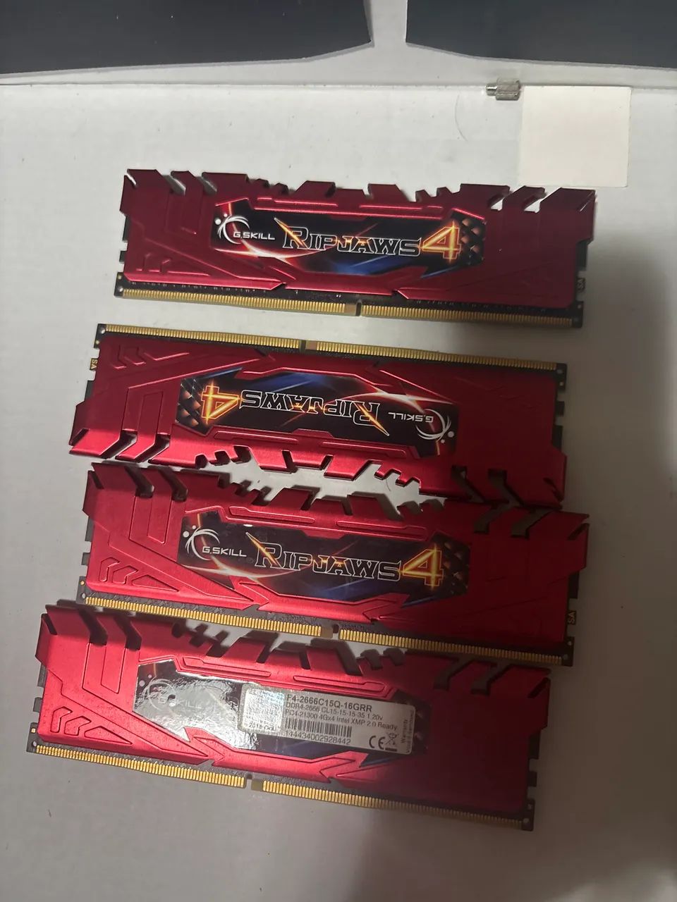 4x Memoria RAM 4gb