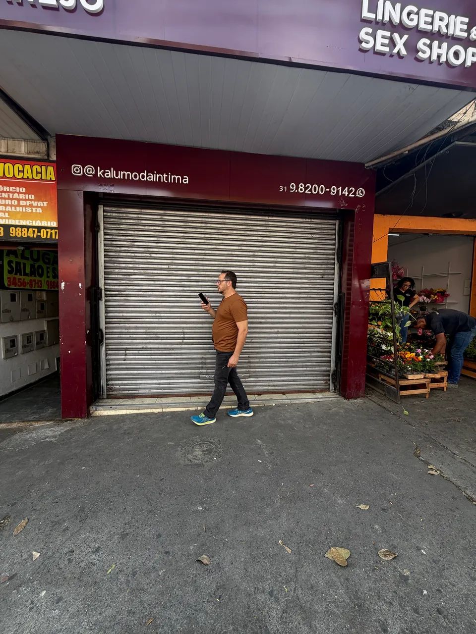 Porta de aço automática 