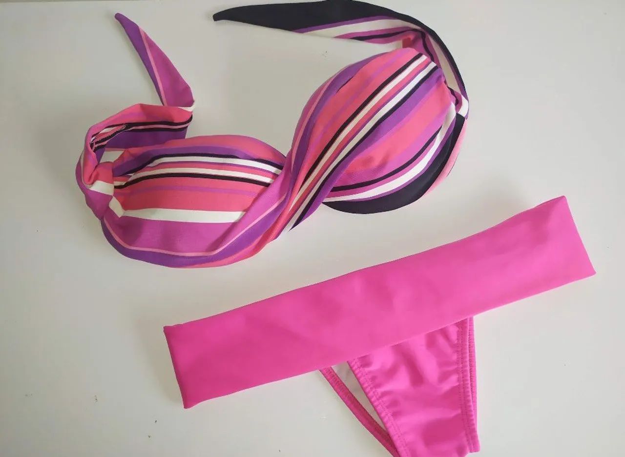 Kit Praia - Toalha/ Bolsa/ Biquíni  - Foto 5