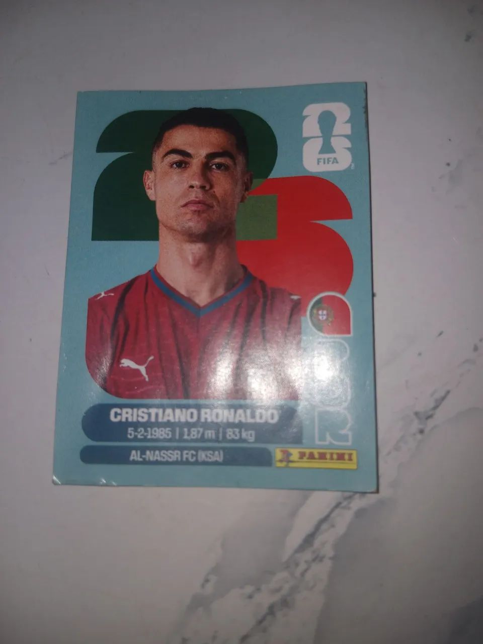 Figurinha  da copa