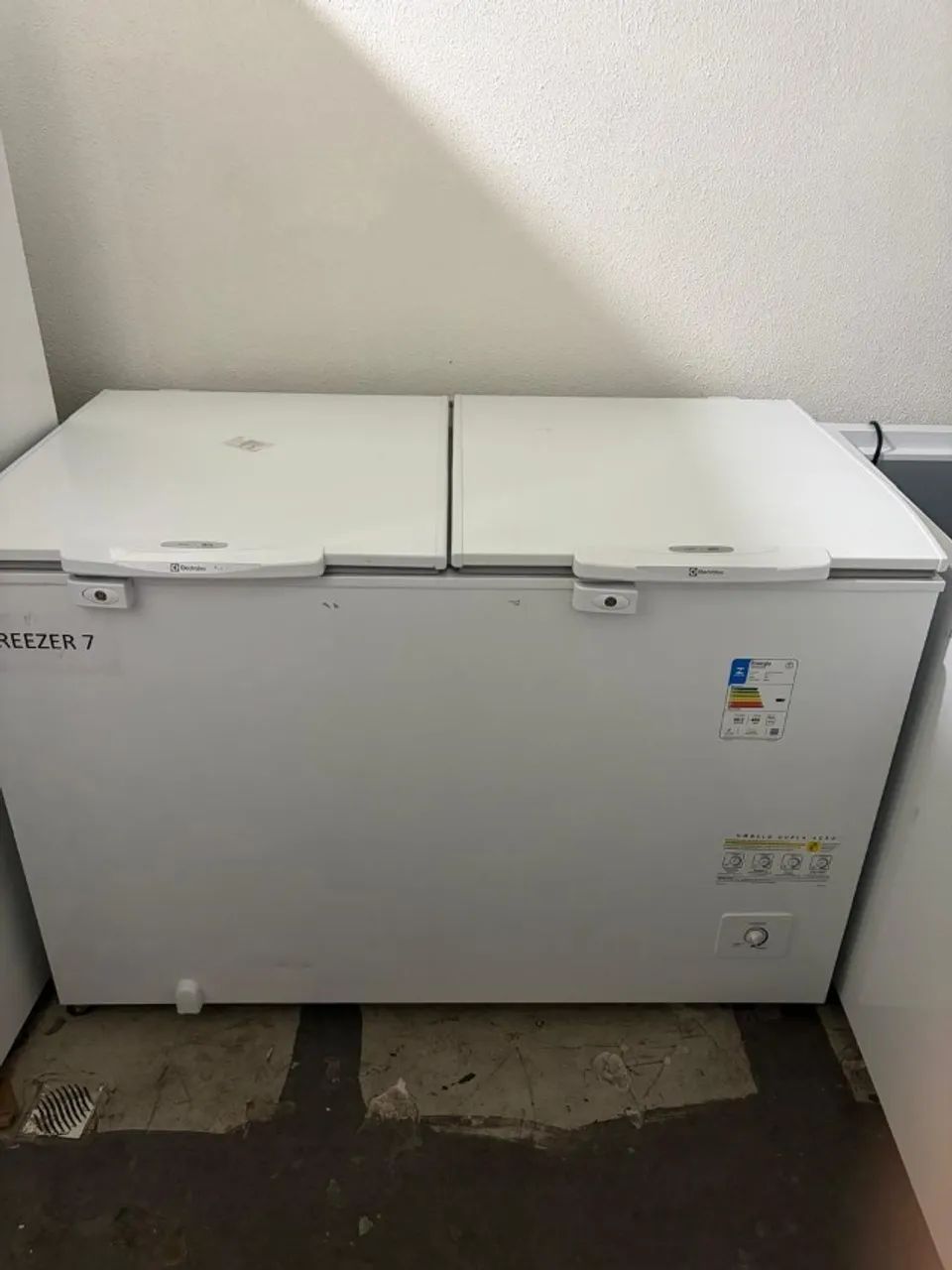 FREZER HORIZONTAL ELETROLUX 2 PORTAS 512 litros