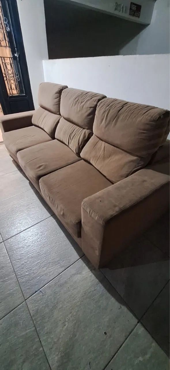 Sofá retrátil 3 lugares - Foto 4