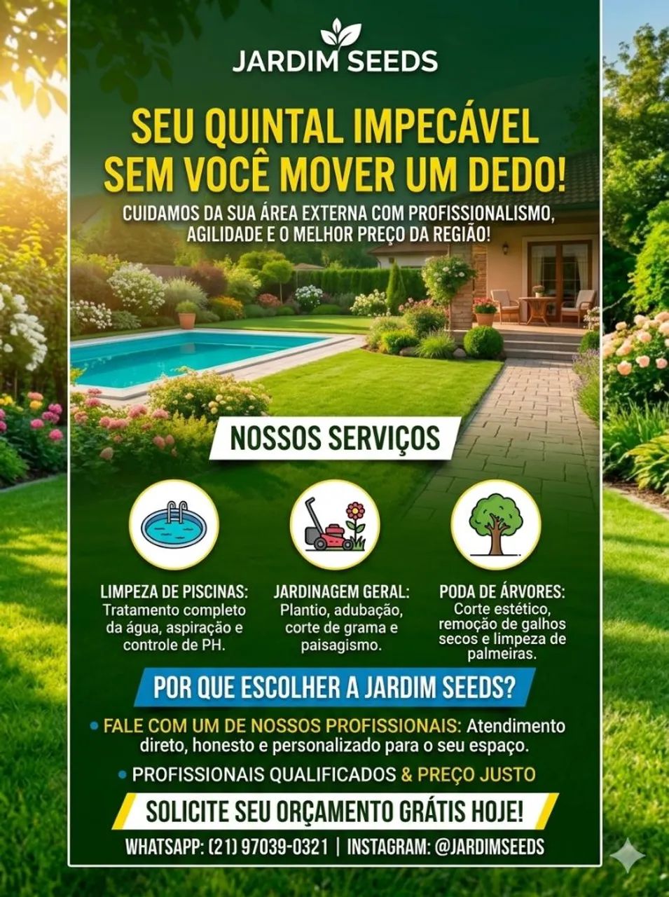 Poda de arvores e Jardinagem em geral