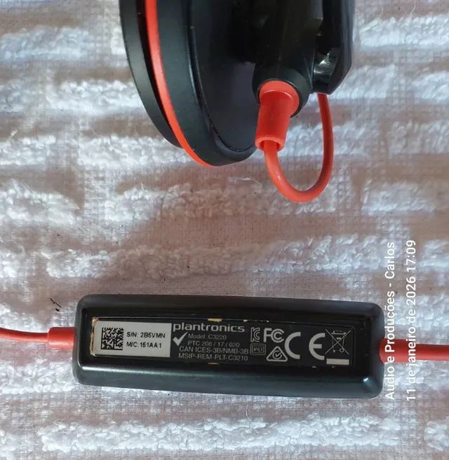  Headset Plantronics USB C3220  - Foto 2